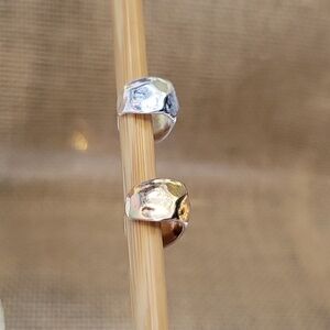 HAMMERED BOLD MINIMALIST EAR CUFF, CHOICE OF COLOR